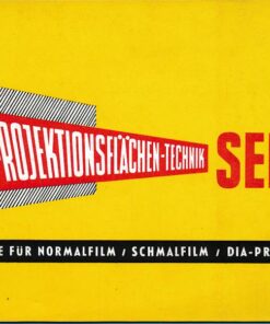 Projektionsflächen-Technik Sehm Prospekt Karl-Marx-Stadt