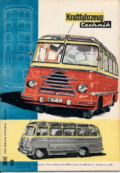 KFT 1958 Heft 2 Automobiltechnik DDR Robur