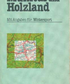 Mühltal und Holzland Wanderkarte DDR