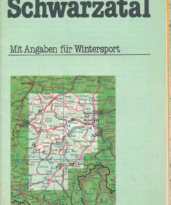 Schwarzatal Wanderkarte DDR