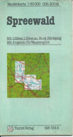 Spreewald Wanderkarte DDR