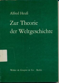 Zur Theorie der Weltgeschichte