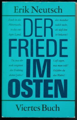 Der Friede im Osten Viertes Buch