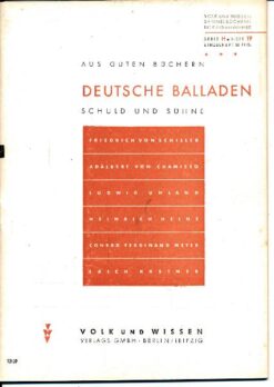 Deutsche Balladen – Schuld und Sühne