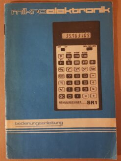 Bedienungsanleitung Schulrechner SR1 Mikroelektronik