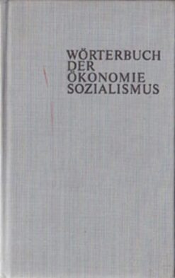 Wörterbuch Ökonomie Sozialismus