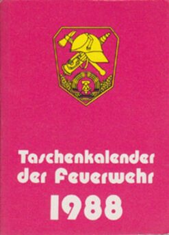Taschenkalender der Feuerwehr 1988