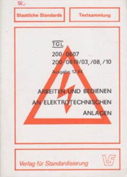 Arbeiten und Bedienen an elektrotechnischen Anlagen