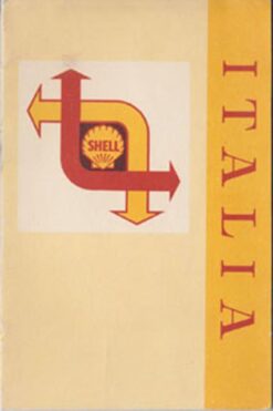 Italia Shell Miniatlas Italien 1956