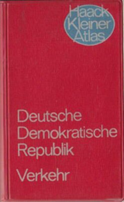Deutsche Demokratische Republik Verkehr Miniatlas