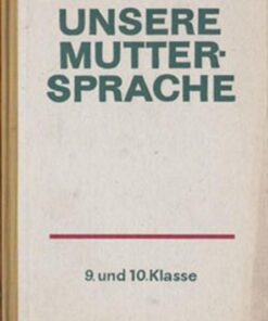 Unsere Muttersprache Klasse 9 10 Lehrbuch DDR