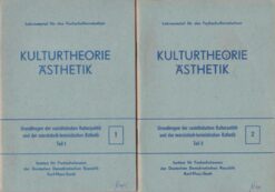 Kulturtheorie Ã„sthetik 1+2