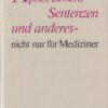 Aphorismen Sentenzen und anderes