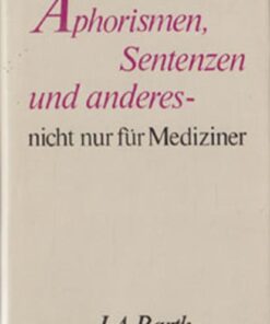Aphorismen Sentenzen und anderes