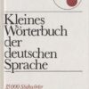 Kleines Wörterbuch der deutschen Sprache