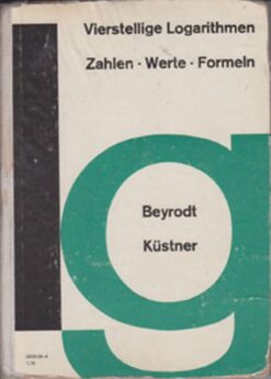 Vierstellige Logarithmen Zahlen Werte Formeln