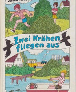 Zwei Krähen fliegen aus