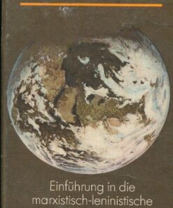 Staatsbürgerkunde, Einführung in die marxistische-leninistische Philosophie