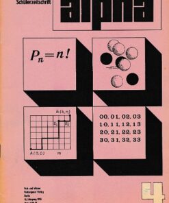 alpha 1976/4 Mathematische Schülerzeitschrift DDR