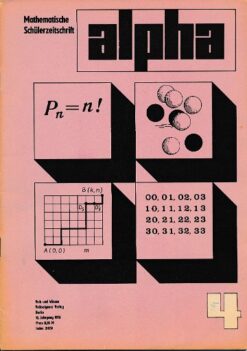alpha 1976/4 Mathematische Schülerzeitschrift DDR