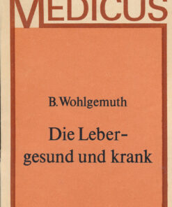 Die Leber - gesund und krank   DDR-Broschüre