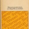 Warum es sich lohnt, um Begriffe zu streiten   DDR-Buch