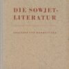 Die Sowjetliteratur  DDR-Lehrbuch