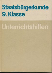 Staatsbürgerkunde  9.Klasse  Unterrichtshilfen  DDR-Lehrerbuch