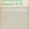 Unterrichtshilfen Muttersprache Klasse 9 10 Lehrbuch DDR