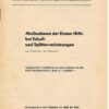 Maßnahmen der Ersten Hilfe bei Schuß- und Splitterverletzungen