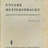 Unsere Muttersprache Arbeitsstoffe für den Deutschunterricht 7. Schuljahr