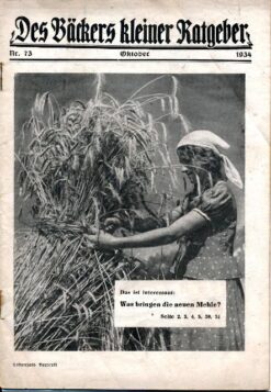 Des Bäckers kleiner Ratgeber Oktober 1934