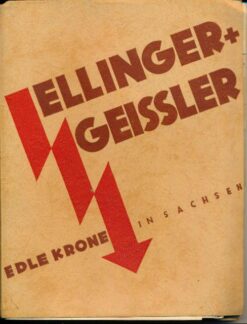 Ellinger & Geissler Fabrik elektrotechnischer Anlagen Katalog Edle Krone