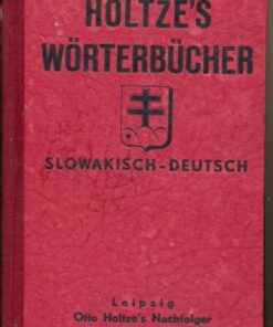 Holtze's Wörterbücher Slowakisch-Deutsch