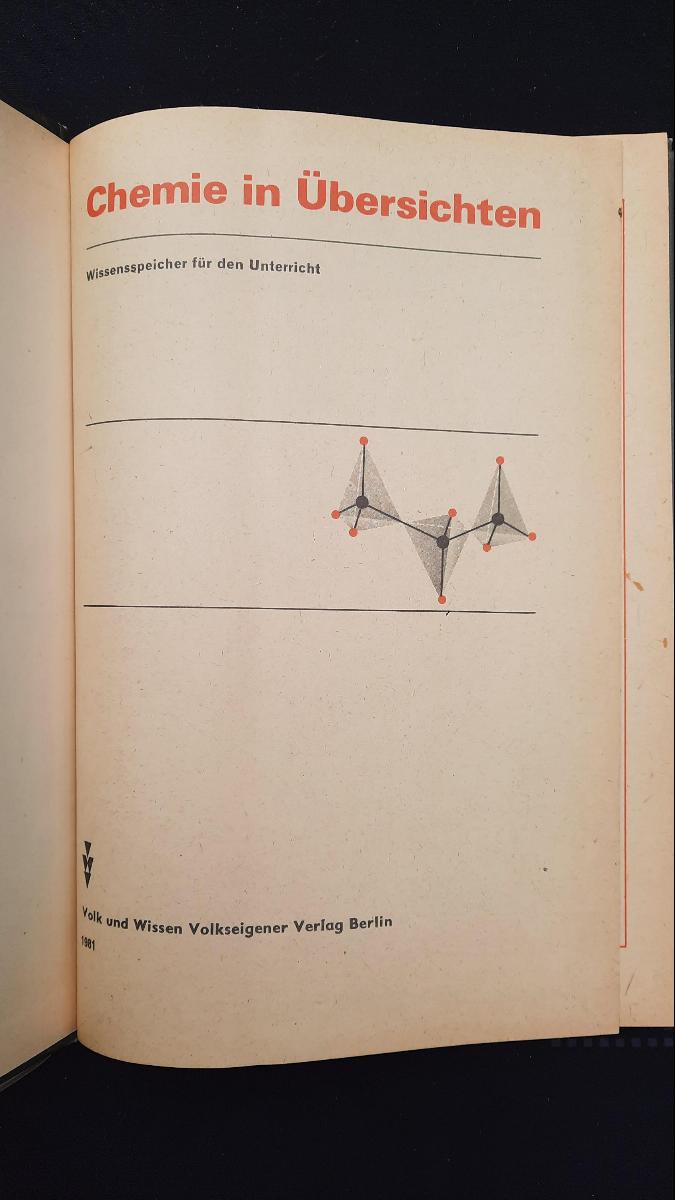 Chemie in Übersichten Lehrbuch DDR 1981 – Bild 2