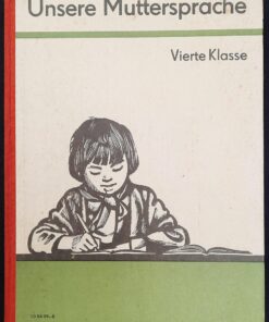 Unsere Muttersprache 4. Klasse Lehrbuch DDR 1968