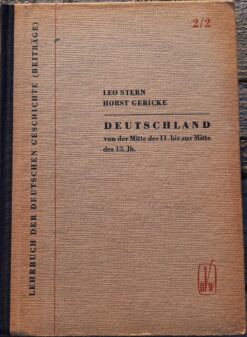 DEUTSCHLAND 11. Jh. bis zur Mitte des 13. Jh. Leo Stern