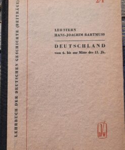 DEUTSCHLAND 5./6. Jh. bis zur Mitte des 11. Jh. Leo Stern