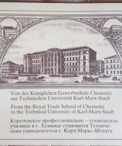 Von der Königlichen Gewerbschule Chemnitz zur Technischen Universität Karl-Marx-Stadt