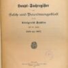 Haupt-Sachregister Gesetz- und Verordnungsblatt Königreich Sachsen 1818 bis 1907