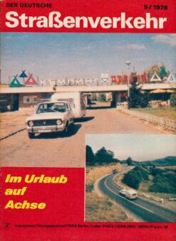 Der Deutsche Straßenverkehr 1978 komplett Heft 1-12