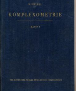 Komplexometrie Band I