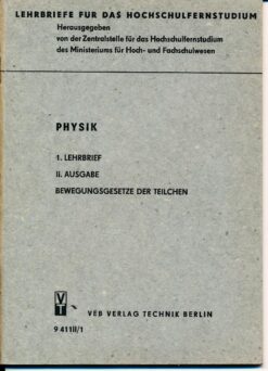 12 Lehrbriefe Physik DDR inkl Formelsammlung + Praktikum
