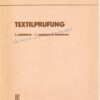 Textilprüfung 8 Lehrbriefe TU Dresden DDR