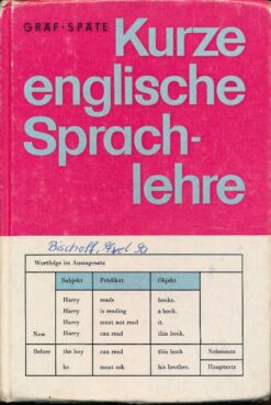 Kurze englische Sprachlehre Lehrbuch DDR