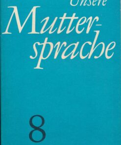 Unsere Muttersprache Klasse 8 Lehrbuch DDR