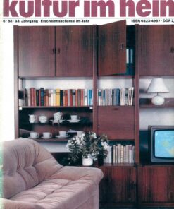 Kultur im Heim 1988 Heft 6 Zeitschrift Wohnen Möbel DDR