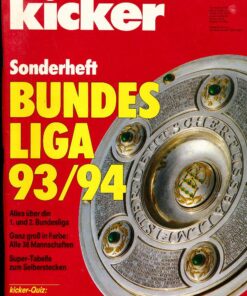 Kicker Sonderheft Bundesliga 1993 1994
