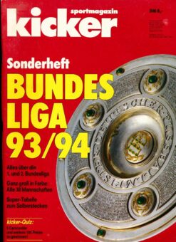Kicker Sonderheft Bundesliga 1993 1994