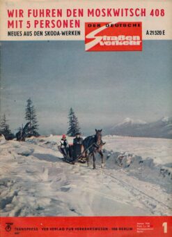 Der deutsche Straßenverkehr 1968 Hefte 1 – 12 kompletter Jahrgang